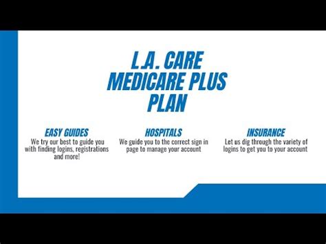 L A Care Medicare Plus Youtube