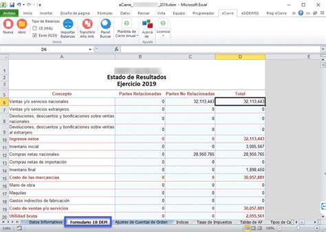 Ecierre Xml Declaraci N De Impuestos Comprobacion Xml