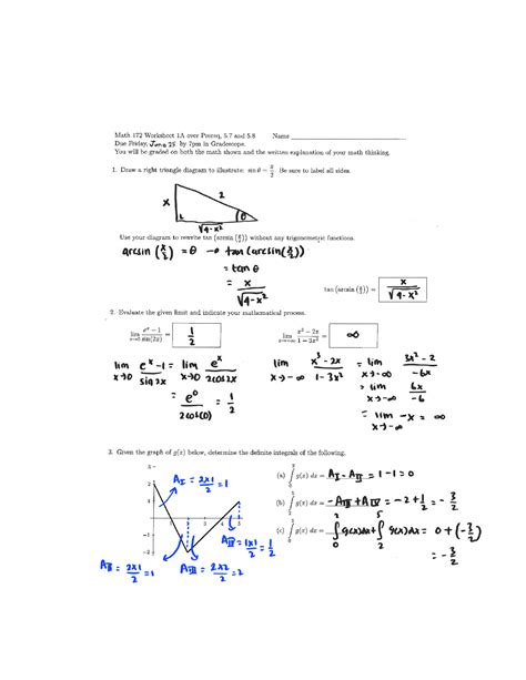 Calculus Worksheets Ap Calculus Calculus Mathematics Worksheets