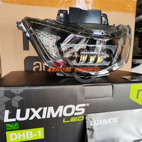 Jual Headlamp Beat Led Nine Luximos Dhb Shooting Ligh Beat Deluxe