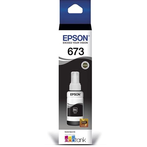 Garrafa Para Ecotank L Preto T T Al Epson Cx Un