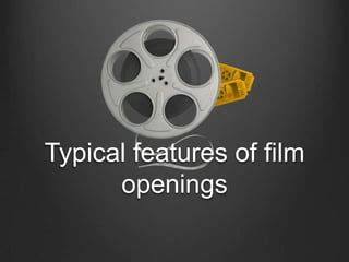 Film Openings Research Ppt