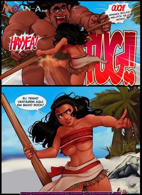 Moana a gostosa da ilha Cartoon Pornô Hentai Home