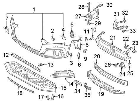 2019 Audi S5 Bumper Cover 8w6807065ggru Genuine Audi Part