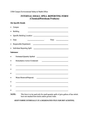 Incident Report Format For Office Templates Fillable Printable