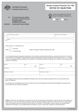 Fillable Online Customs Gov Form B September Olympic