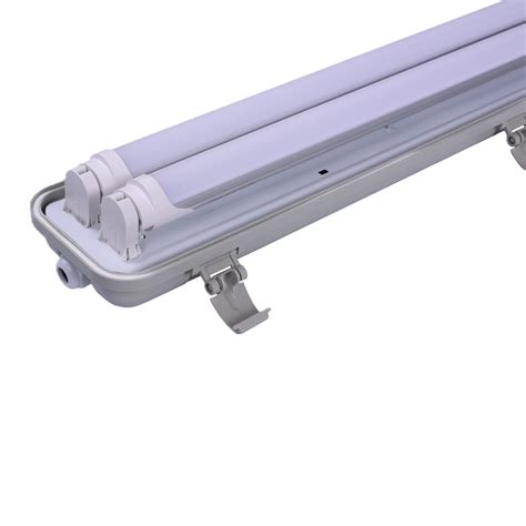 W Ip Mm Led Waterproof Light Fitting Double T Tube Fixture