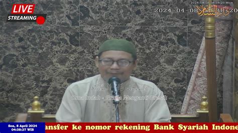 Live Kultum Tarawih Romadhon H Malam Keduapuluhdelapan Ustadz