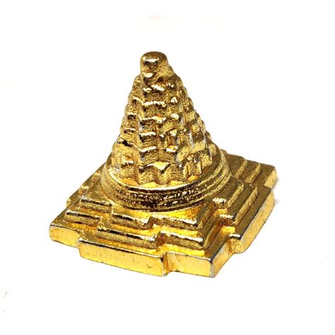 Buy OrgoniteShop 1 Inch Meru Shree Yantra Swarna Shree Yantra For