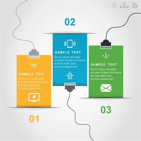 Set Of An Information Drawing For Design A Vector Illustration