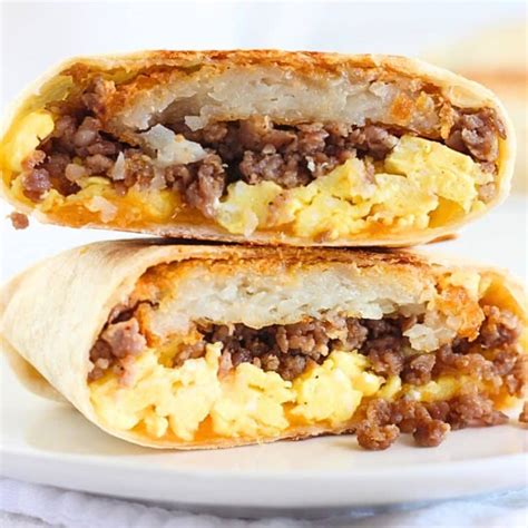 Homemade Breakfast Crunchwraps Taco Bell Copycat Now Cook This