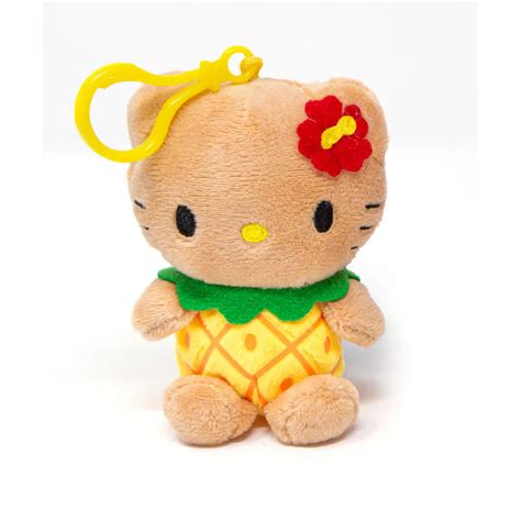 SANRIO HAWAII Plush Charm Hello Kitty Pineapple - Little Orange