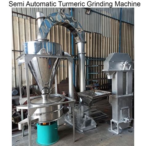 Wayal Industries Semi Automatic Turmeric Grinding Machine Ss Model