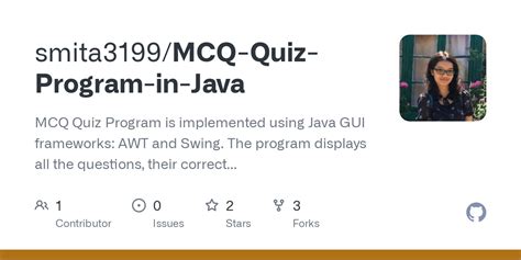 Github Smita3199mcq Quiz Program In Java Mcq Quiz Program Is