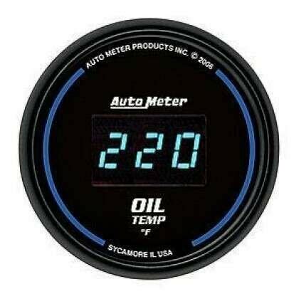 Autometer Cobalt Digital Series 0 400deg Oil Temperature Gauge