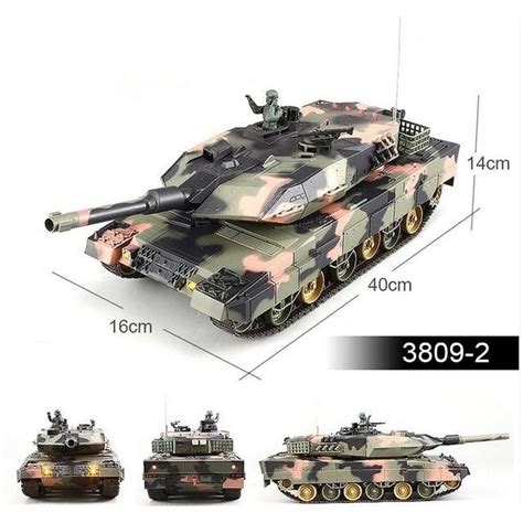 US M1A2 Abrams RC Airsoft Infra Red Battle Tank With 2 4G Transmitter