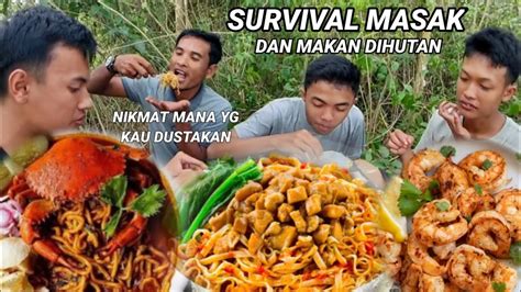 Survival Masak Dan Makan Dihutan Mencari Kepiting Dan Udang Langsung Di