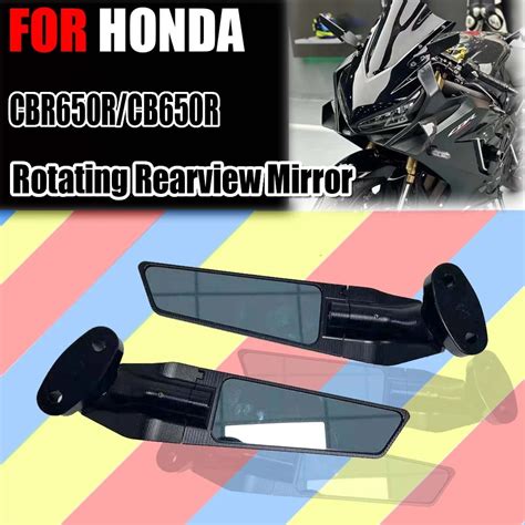 Cbr650r Mirror Modified Wind Wing Rotating Rearview Mirror For Honda