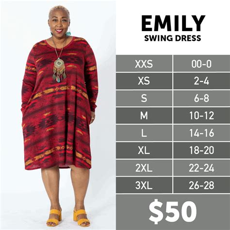 2020 Lularoe Emily Size Chart Lularoe Size Chart Size Chart Lularoe