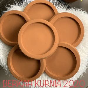 Jual Piring Tatakan Pot Terracotta Premium Tebal Tatakan Pot Tanah Liat