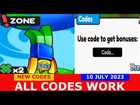 ALL CODES WORK 100K Strong Leg Simulator ROBLOX July 10 2023