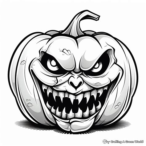 Jack O Lantern Coloring Pages Free And Printable