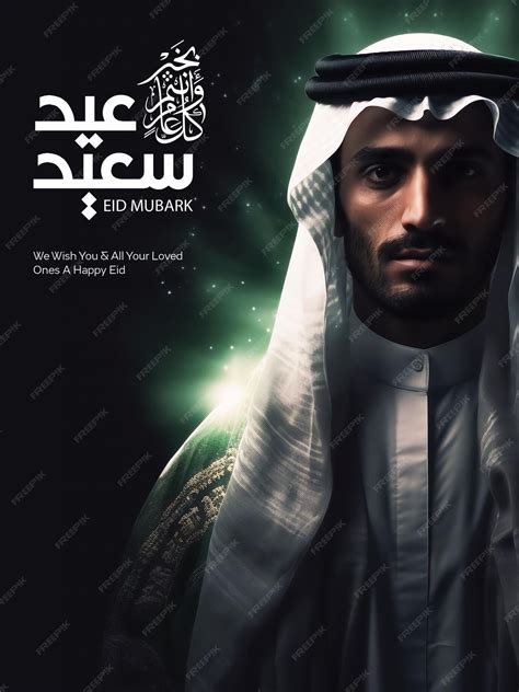 Premium PSD | Celebrating Eid A Tapestry of Saed and Happiness