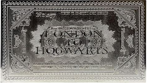 Fanattik Harry Potter Replica Hogwarts Train Ticket Limited Edition