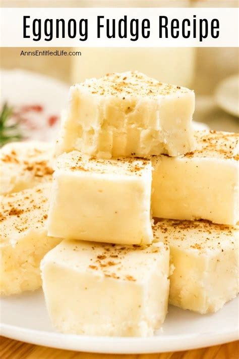 Eggnog Fudge Recipe