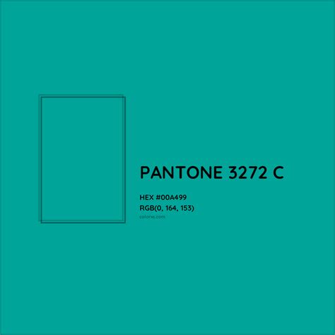 About PANTONE 3272 C Color - Color codes, similar colors and paints ...