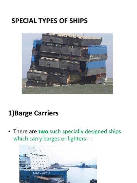 Special Types of Ships | Download Free PDF | Ships | Trade