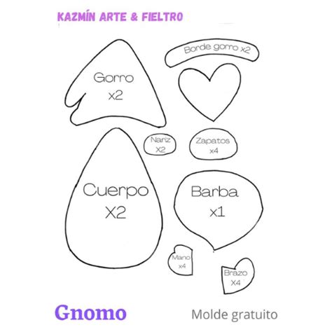 Gnomo De Feltro Moldes E Passo A Passo