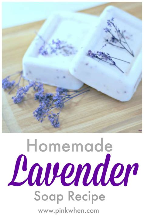 Homemade Lavender Soap Recipe Lavender Soap Soap Recipes Diy Soap