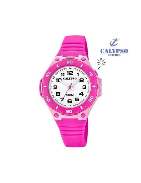 Reloj Calypso Ni A Correa Silicona Fucsia K