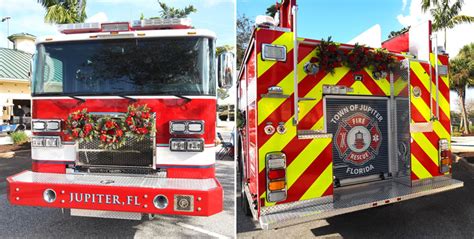 Jupiter Fl Shows Off New Pumper The First In The Newly Formed Fire