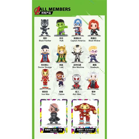 Blind Box Marvel Avengers Classic Series Pop Mart Mô Hình Chính Hãng