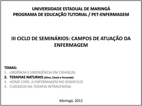 PDF III CICLO DE SEMINÁRIOS CAMPOS DE ATUAÇÃO DA PDF fileConteúdo