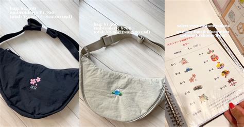 Uniqlo Round Shoulder Bag Embroidery Service Available At Orchard Flagship Store For S 10