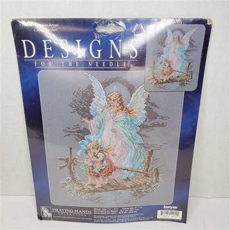 Leisure Arts Guardian Angel Counted Cross Stitch Kit New Praying