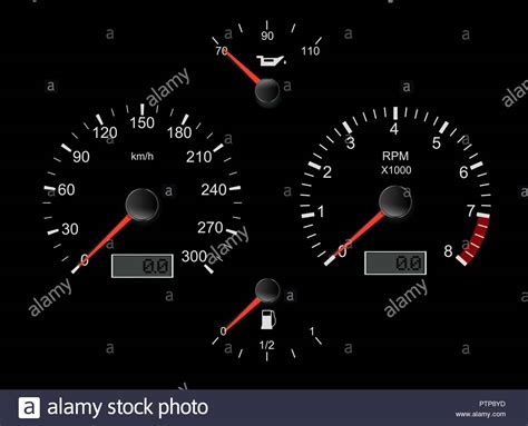 Dashboard Car Stock Vector Images Alamy