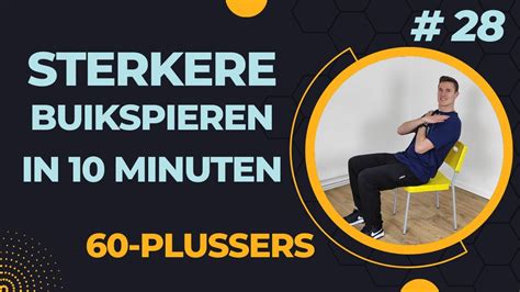 Buikspieren Trainen Voor 60 Plussers Of Beginners YouTube