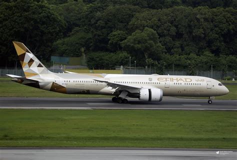 A Blu Boeing Dreamliner Etihad Airways Changi Air Flickr