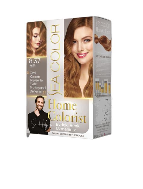 SEA COLOR Набор для окрашивания волос HOME COLORIST HAIR DYE KIT 8.37 ...