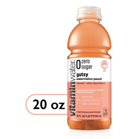 Vitaminwater Zero Sugar Gutsy Flavored Bottled Water 20 Fl Oz Kroger