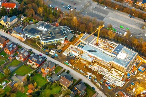 Werne Aus Der Vogelperspektive Baustelle Zum Neubau Der Therme Und