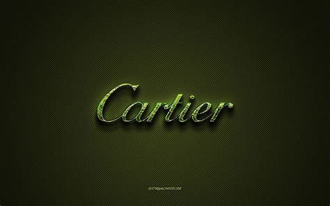 Descargar Fondos De Pantalla Logo Cartier Logo Créatif Vert Logo Art