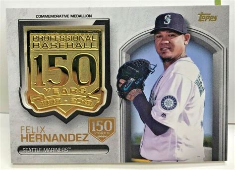 Topps Th Anniversary Commemorative Medallion Th