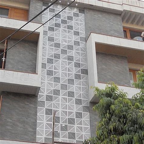 Exterior Jaali Acp Front Elevation Manufacturer From Delhi