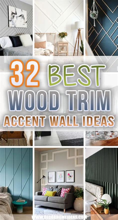 32 Best Wood Trim Accent Wall Ideas and Designs in 2022 | Wood accent ...