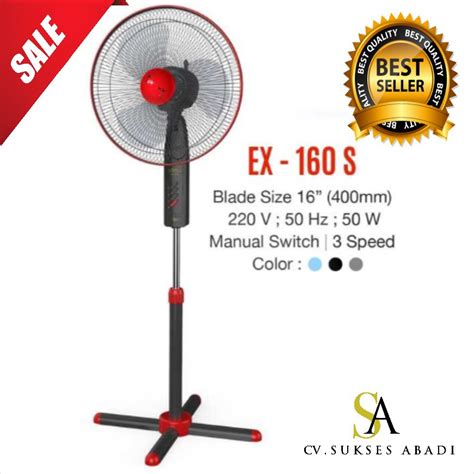 Jual STAND FAN EX160S KIPAS ANGIN BERDIRI MASPION EX 160 S Murah